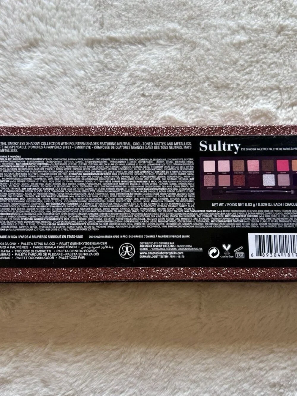 ANASTASIA BEVERLY HILLS SULTRY Eyeshadow Palette ABH Discontinued!!